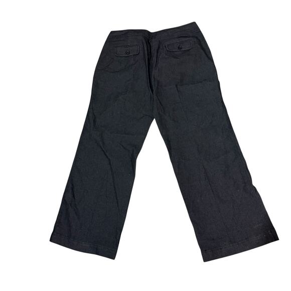 Larry Levine Stretch wide leg sailor classic pants. - Picture 2 of 7